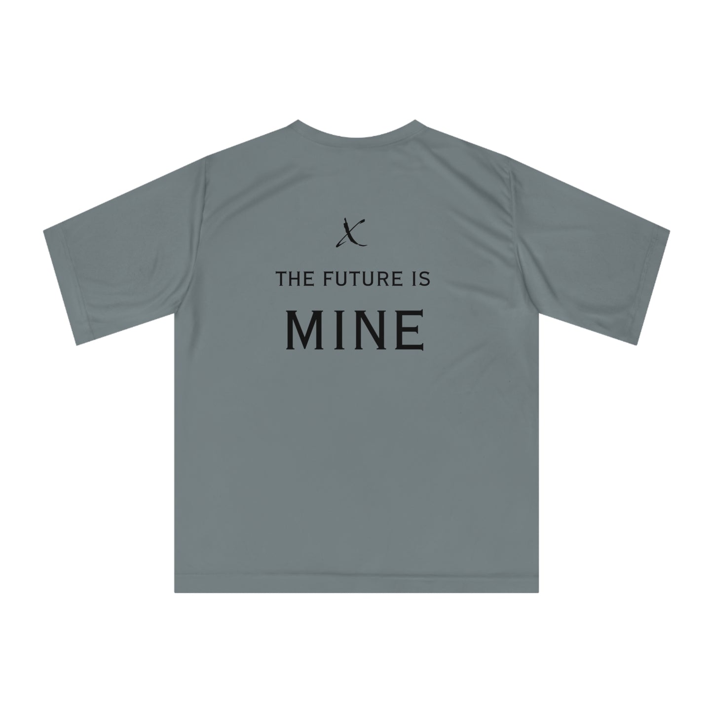 Legaci X Unisex Motivational Soccer T-shirt, Athletic Wear, Sports Gear, Activewear Gift, Custom Training Shirt, Future is Mine Tee