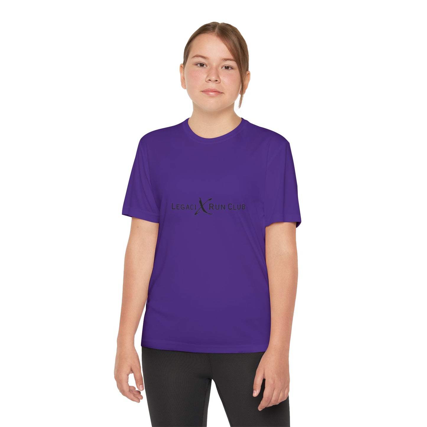 Legaci X Run Club Youth Competitor Running Tee
