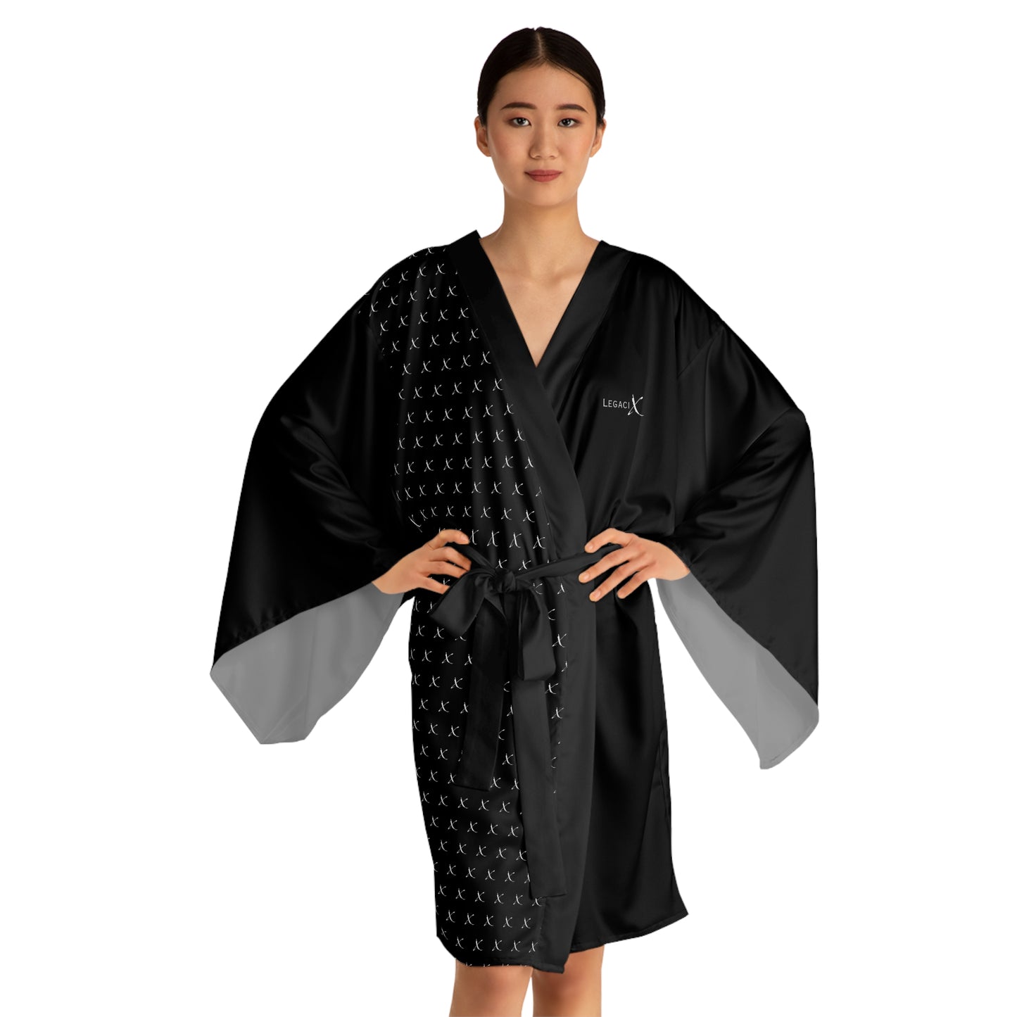 Legaci X Chic Long Sleeve Kimono Robe, Comfortable Loungewear, Perfect for Relaxation, Gift for Women, Spa Day, Homewear