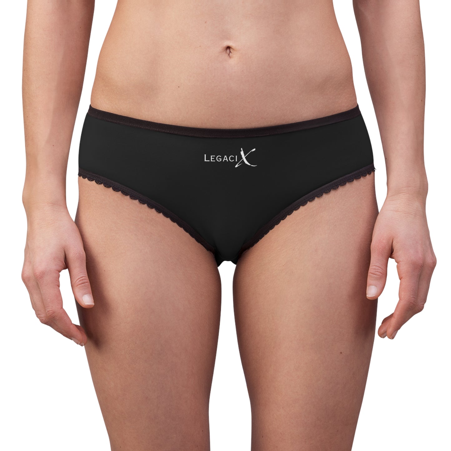 Legaci X Elegant Women's Briefs with Lace Trim - Comfortable Underwear for Every Day