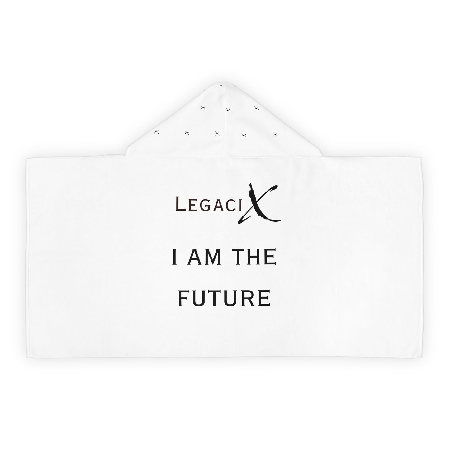 Legaci X Inspirational Youth Hooded Towel - 'I Am The Future'