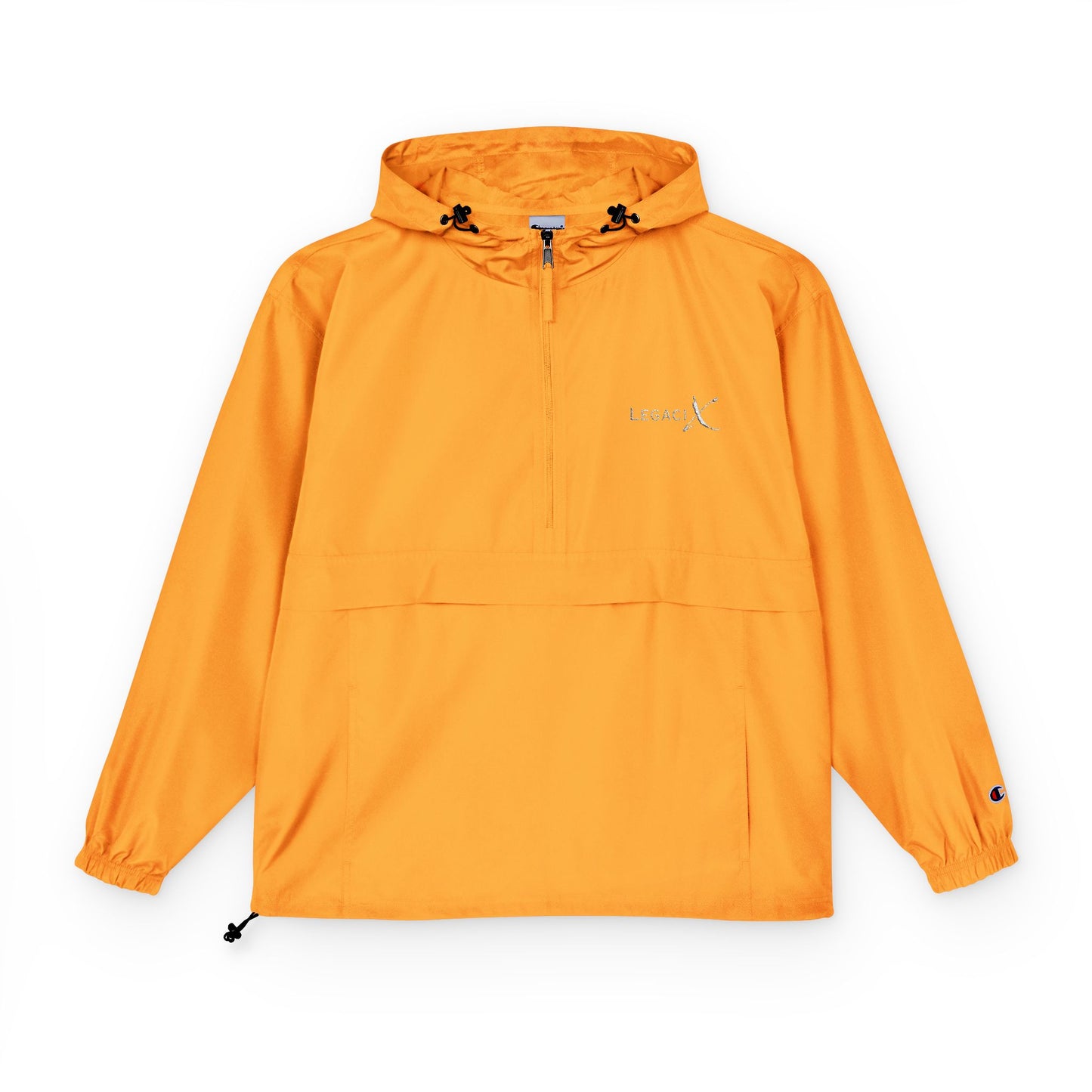 Legaci X Champion Packable Anorak Jacket - Lightweight Outdoor Windbreaker