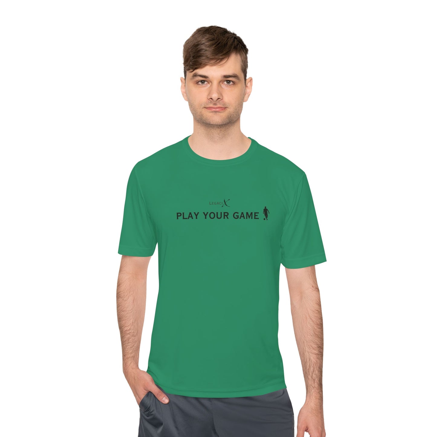 Legaci X Unisex Moisture Wicking Tee - "Play Your Game"