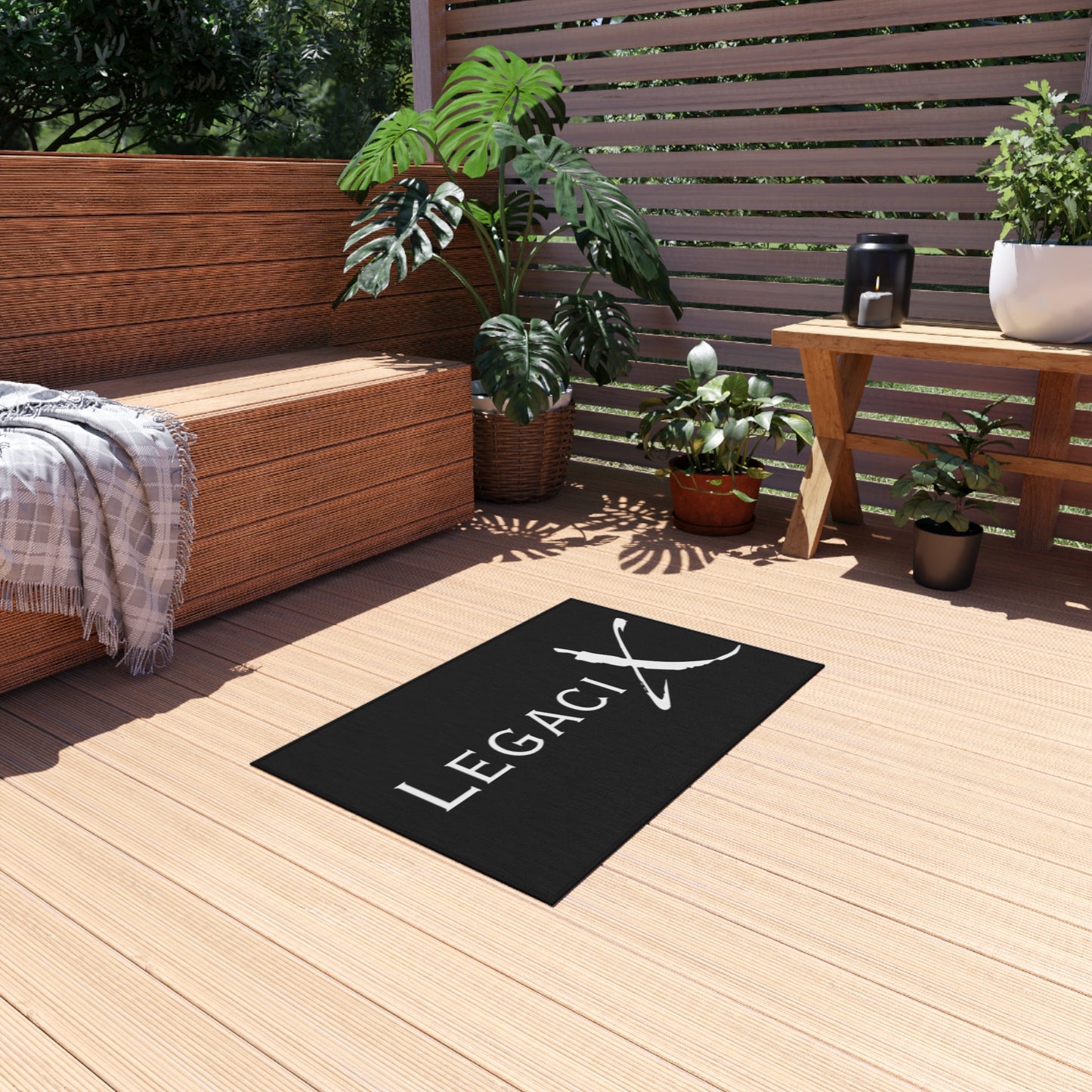 Legaci X Stylish Outdoor Rug - Perfect for Patio and Garden Decor