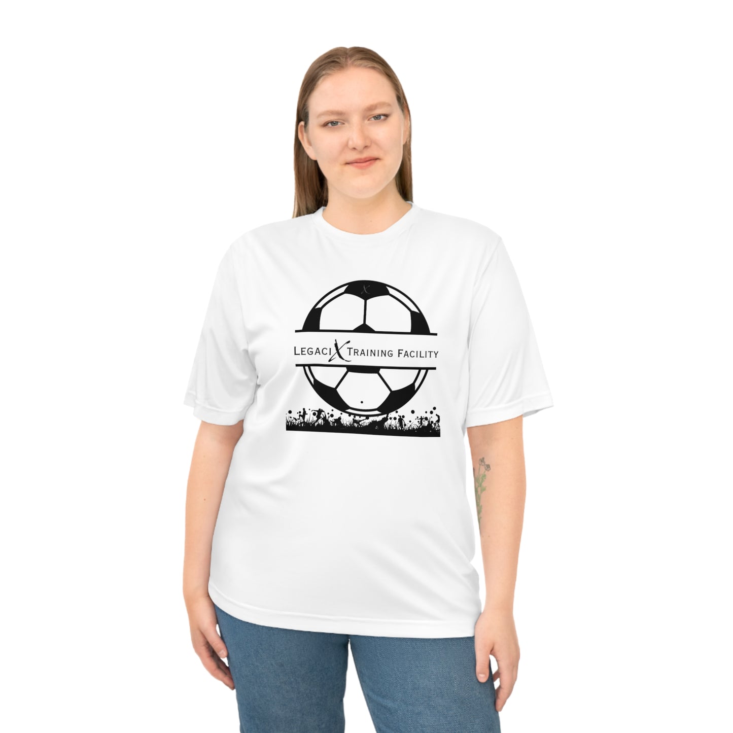 Legaci X Unisex Motivational Soccer T-shirt, Athletic Wear, Sports Gear, Activewear Gift, Custom Training Shirt, Future is Mine Tee
