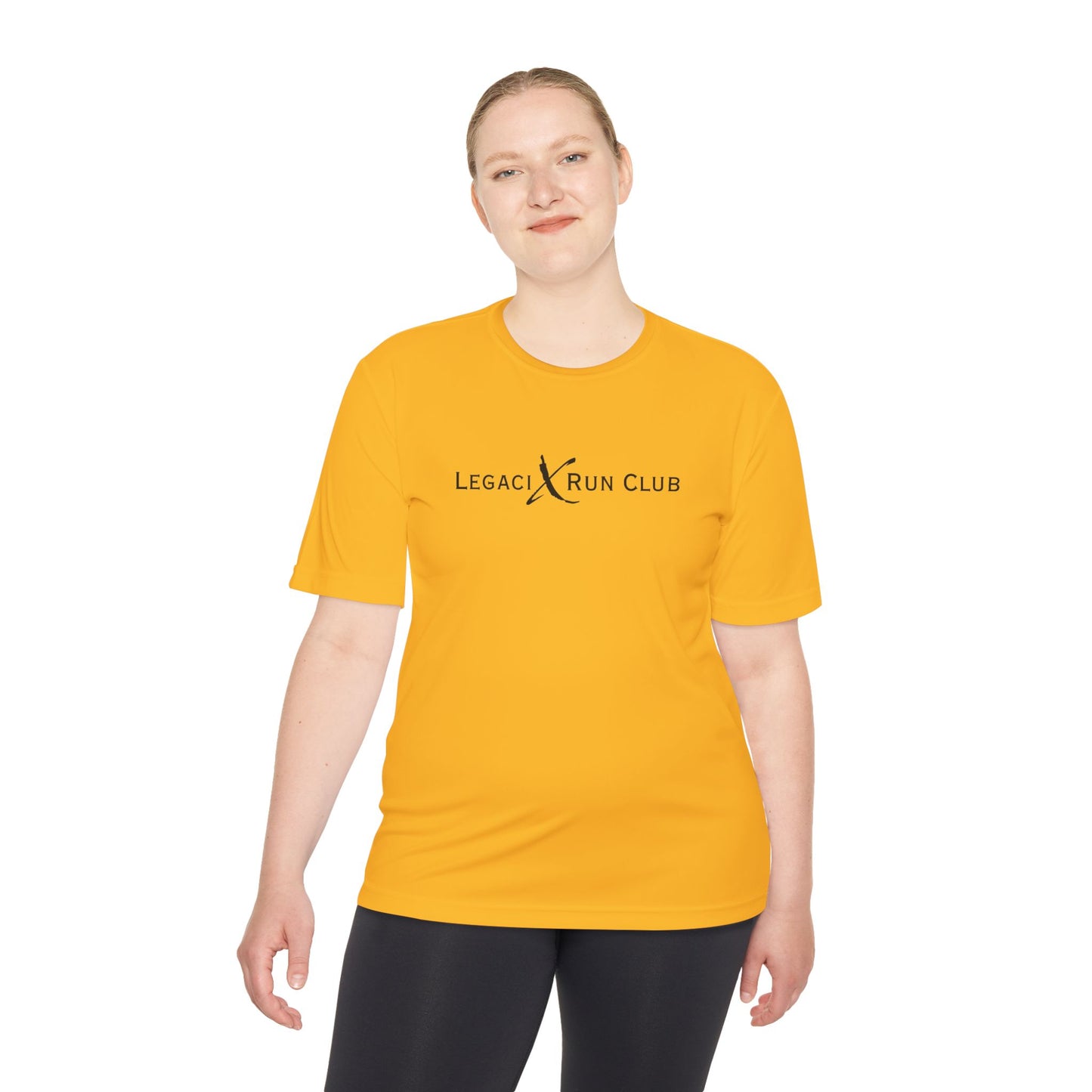 Unisex Moisture Wicking Tee - LEGACI x RUN CLUB Activewear