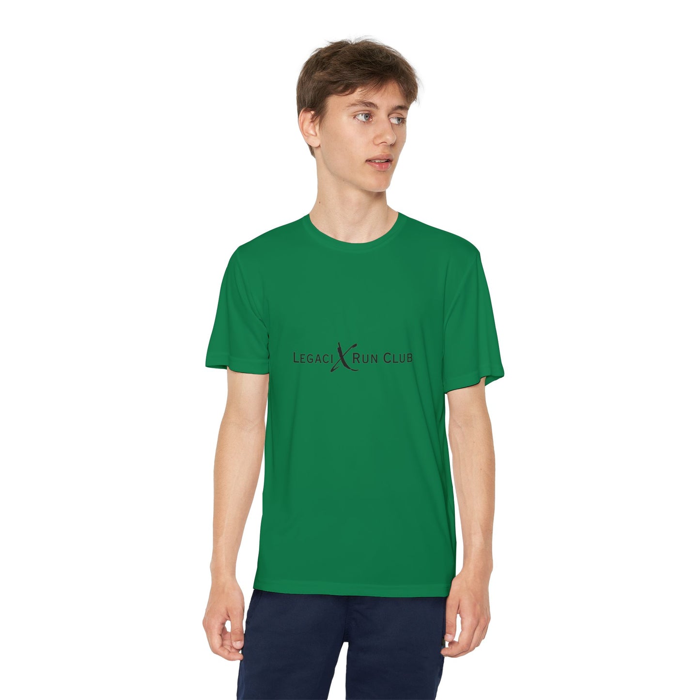Legaci X Run Club Youth Competitor Running Tee