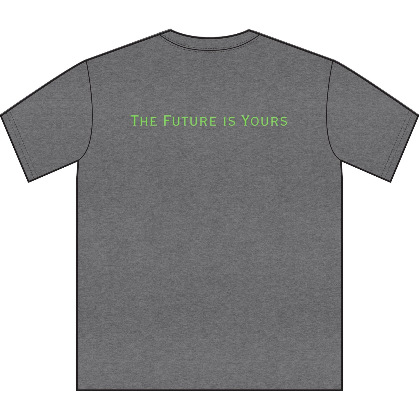 Inspiring Unisex Sueded T-Shirt - 'The Future is Yours' Casual Tee