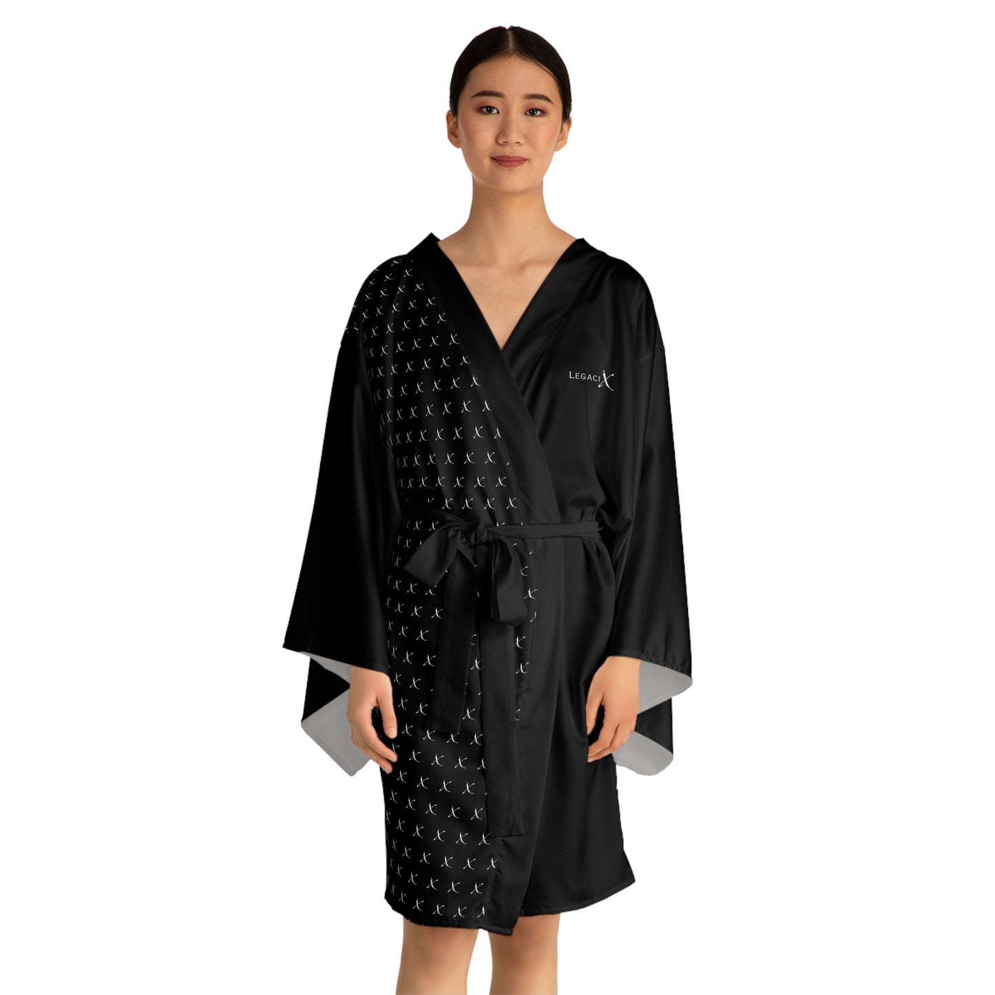 Legaci X Chic Long Sleeve Kimono Robe, Comfortable Loungewear, Perfect for Relaxation, Gift for Women, Spa Day, Homewear