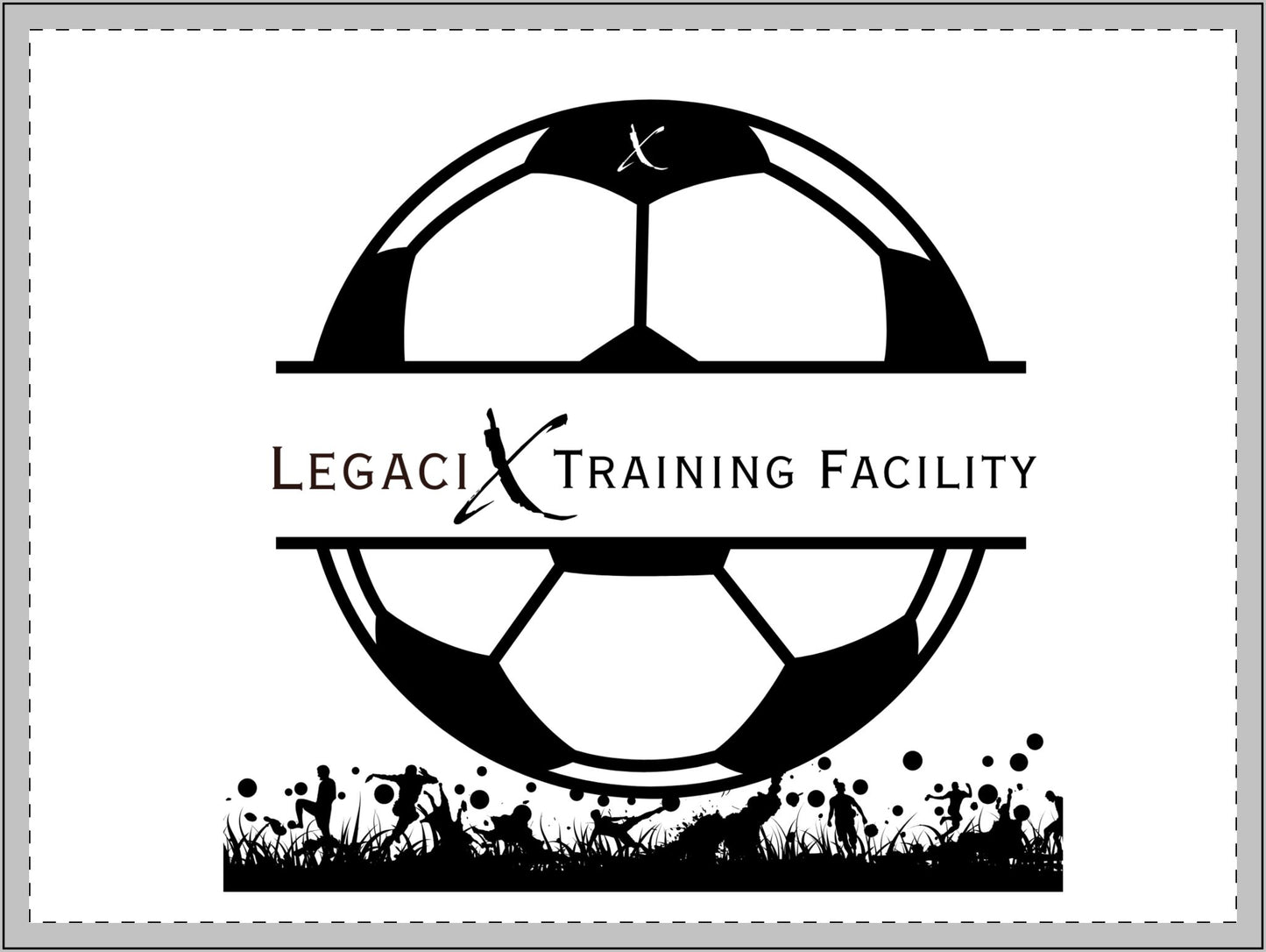 Custom Soccer Training Yard Signs - Legaci X Training Facility