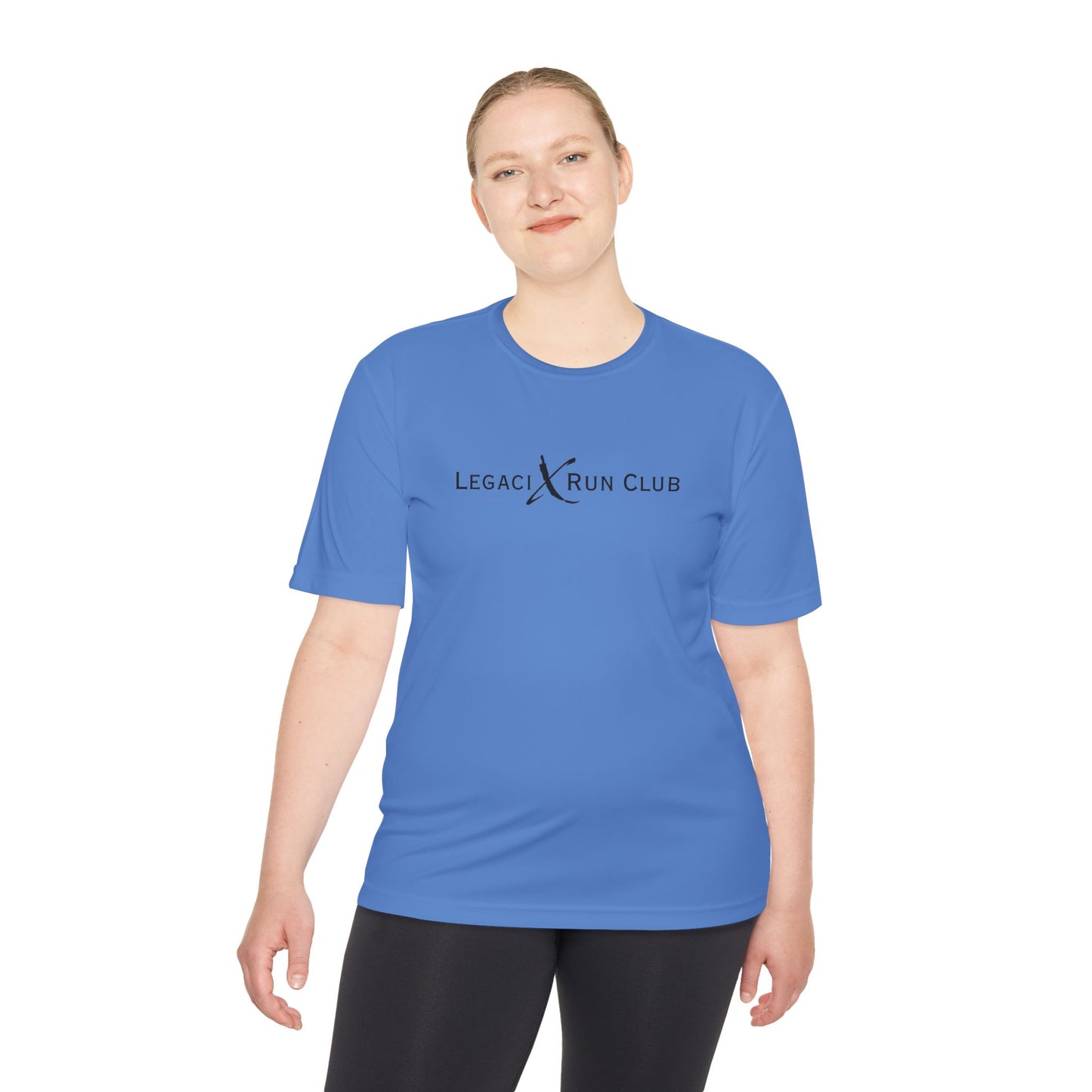 Unisex Moisture Wicking Tee - LEGACI x RUN CLUB Activewear