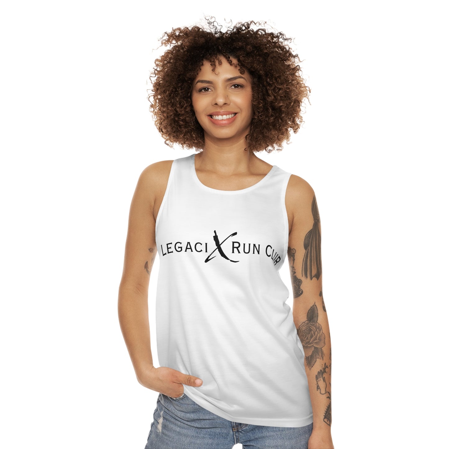 Legaci X Run Club Unisex Tank Top - Perfect for Runners & Fitness Enthusiasts