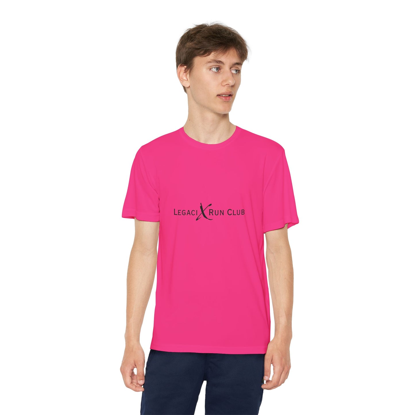 Legaci X Run Club Youth Competitor Running Tee