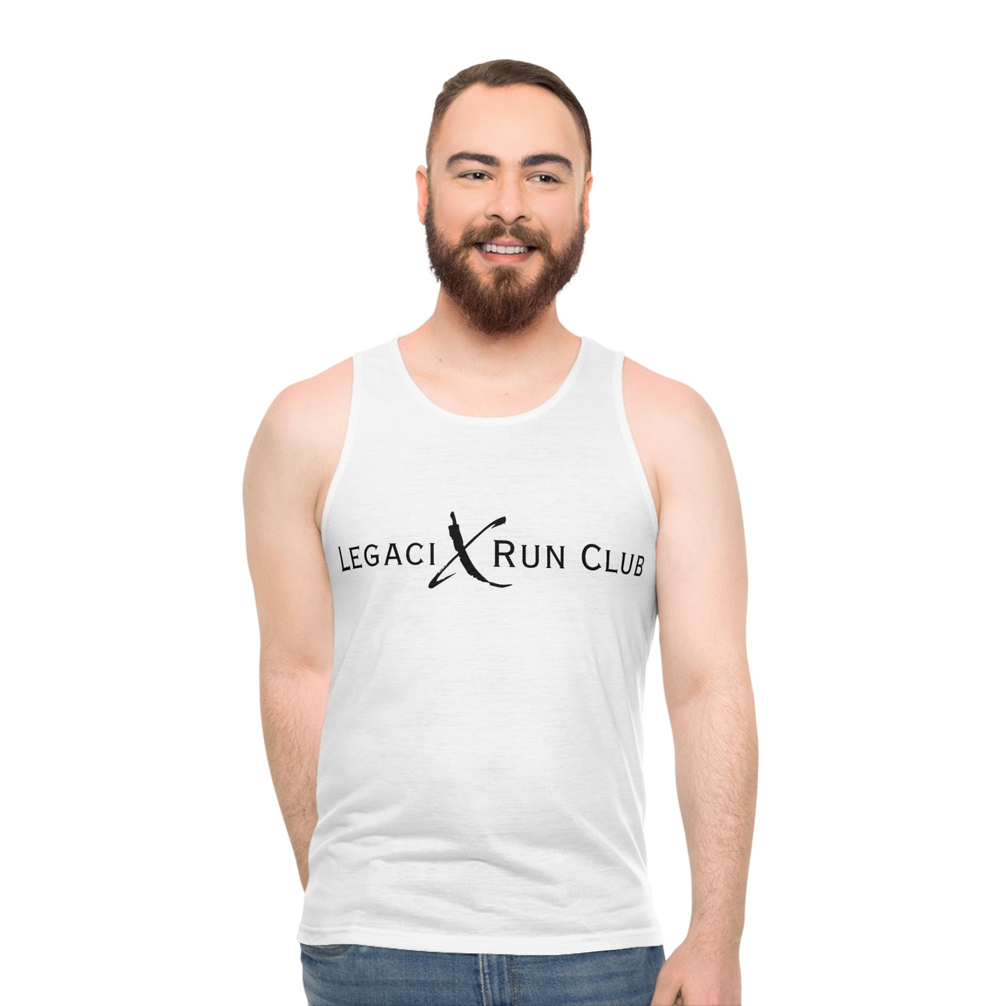 Legaci X Run Club Unisex Tank Top - Perfect for Runners & Fitness Enthusiasts