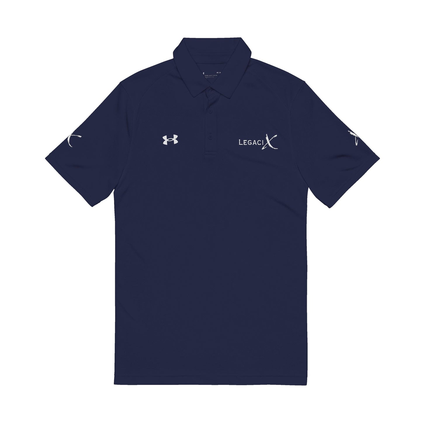 Legaci X Under Armour Men's Polo Shirt, Embroidered Activewear for Golf, Casual Outings, Business Events, Summer Wear, Gift Ideas