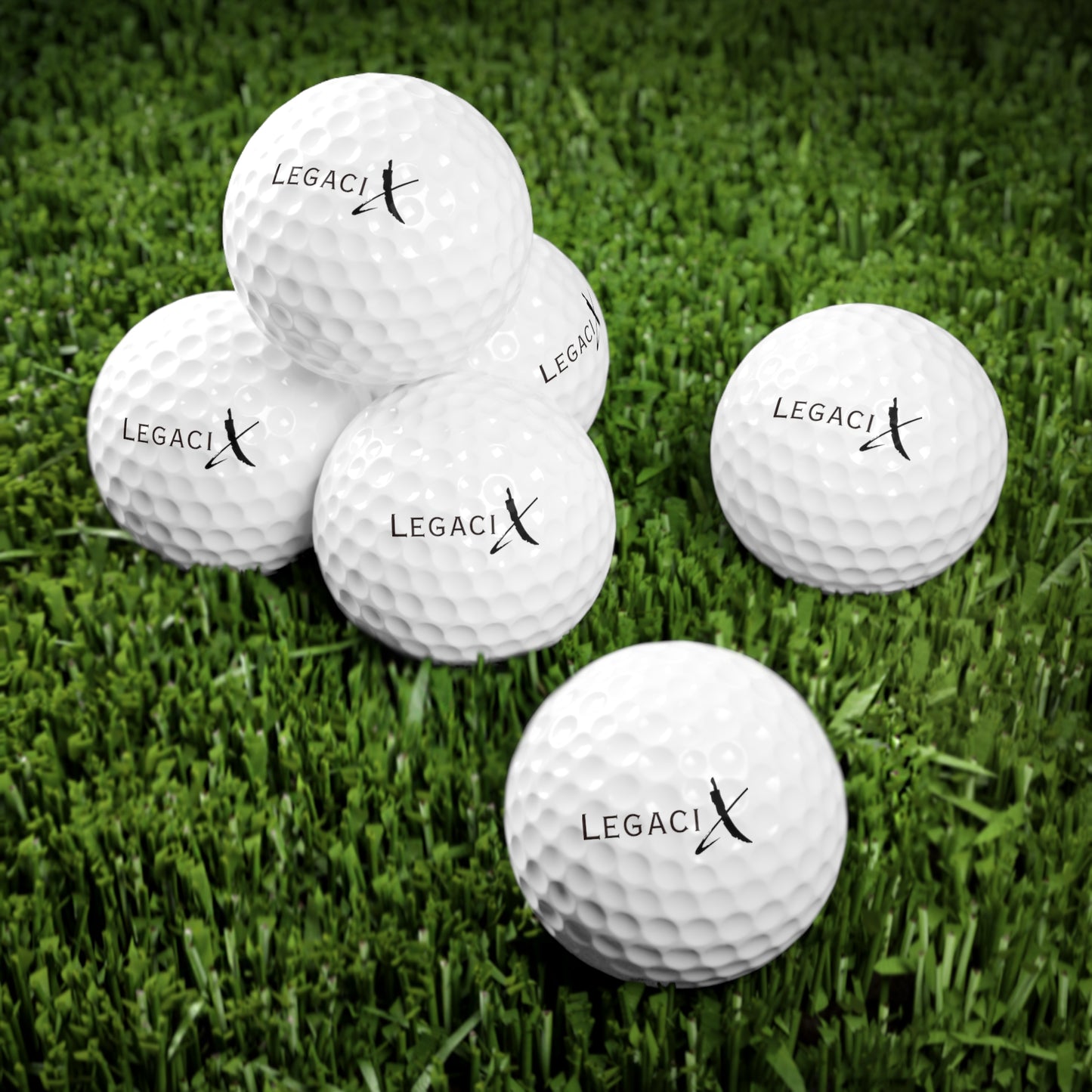 Legaci X Premium Golf Balls - 6 Pack for All Skill Levels