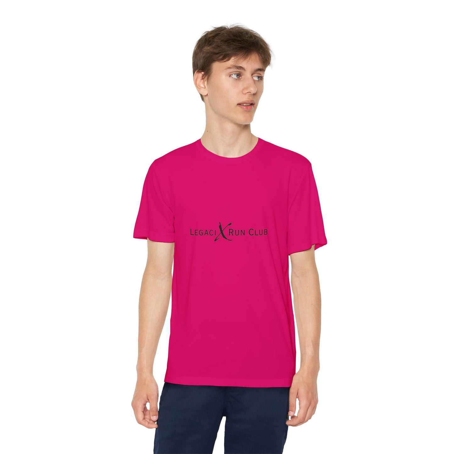 Legaci X Run Club Youth Competitor Running Tee