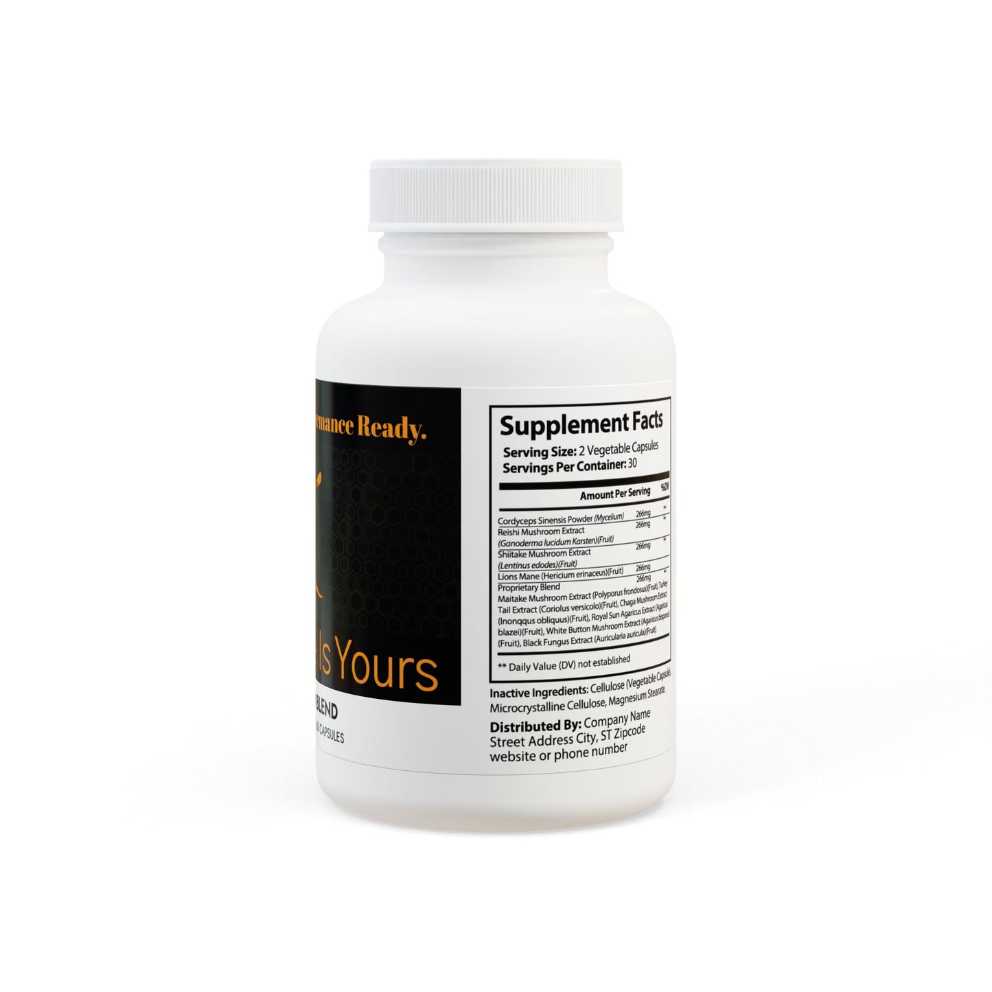 Legaci X Mushroom Blend Supplement (60 Capsules)