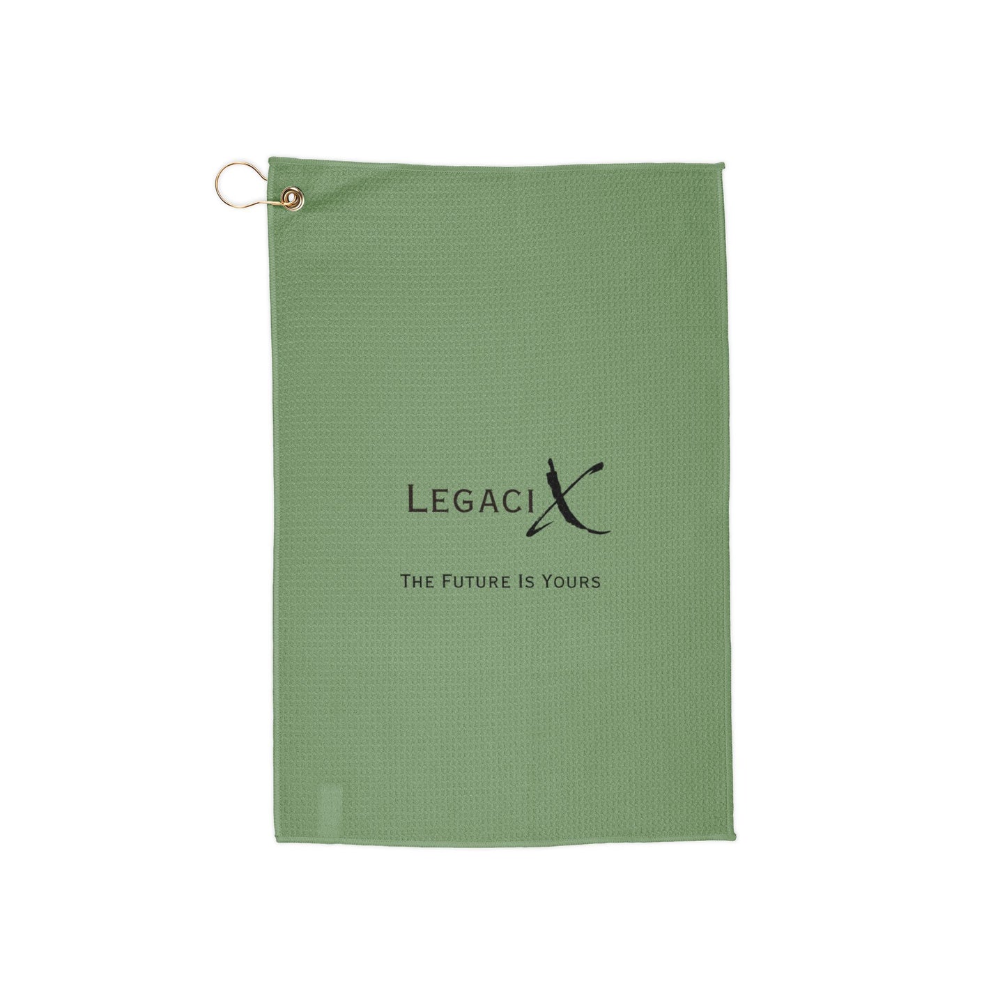 Legaci X Golf Towels - 'The Future Is Yours' Design for Golf Enthusiasts