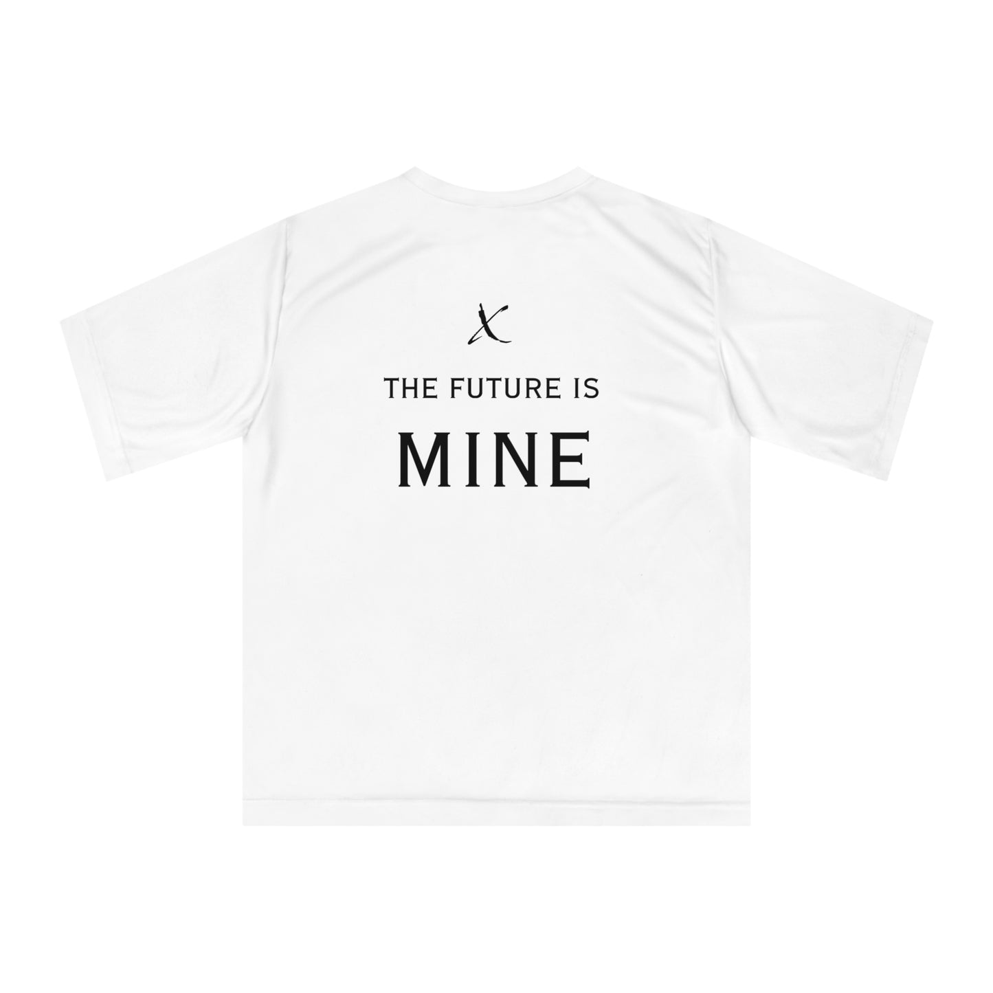 Legaci X Unisex Motivational Soccer T-shirt, Athletic Wear, Sports Gear, Activewear Gift, Custom Training Shirt, Future is Mine Tee