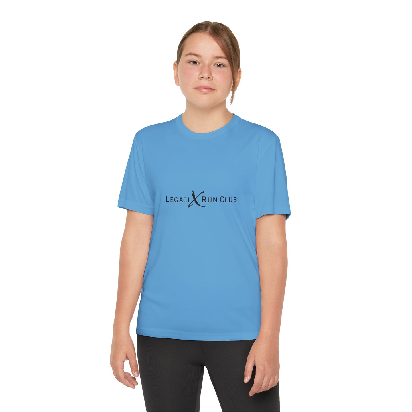 Legaci X Run Club Youth Competitor Running Tee
