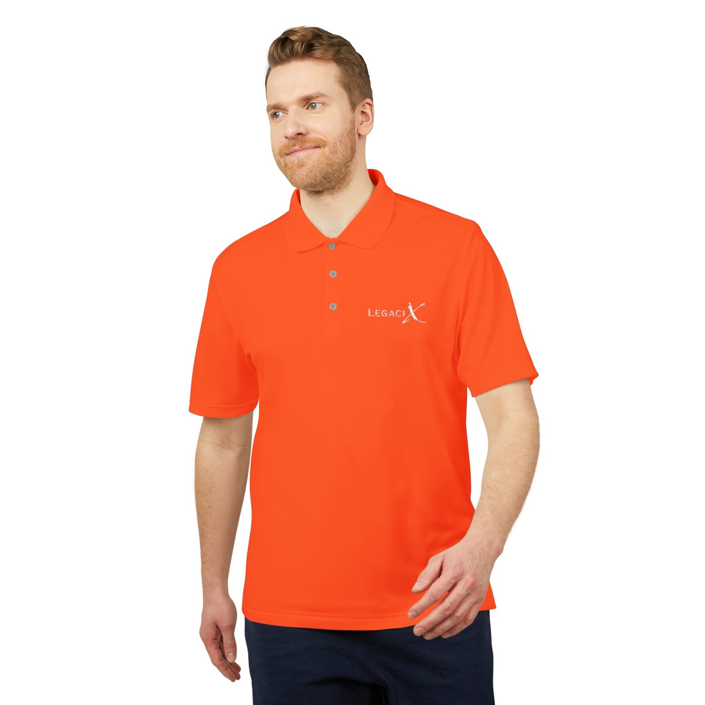 Legaci X Adidas Unisex Performance Polo Shirt, Athletic Polo, Outdoor Wear, Team Apparel, Casual Activewear, Summer Sports Shirt