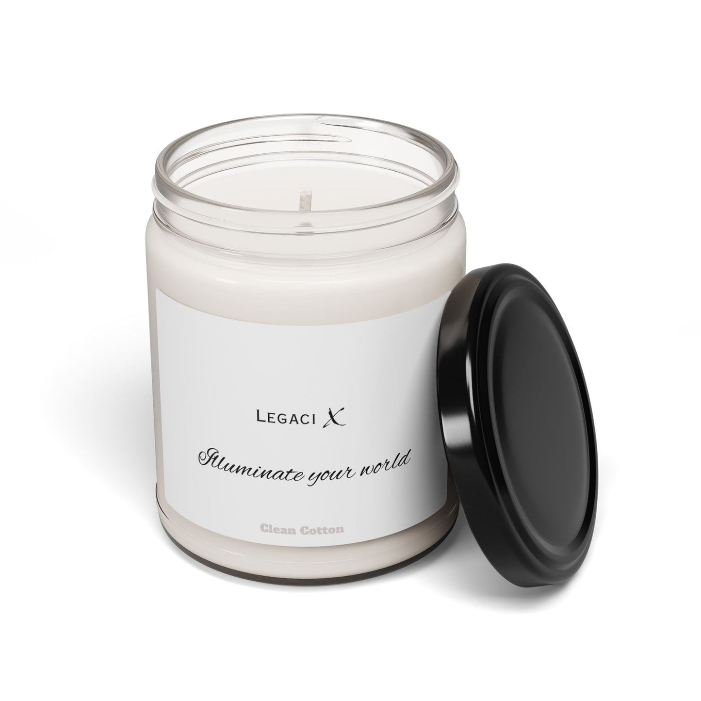 Scented Soy Candle - Illuminate Your World (9oz) - Relaxing Home Décor & Gift Idea