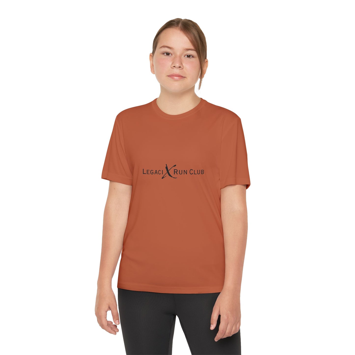 Legaci X Run Club Youth Competitor Running Tee