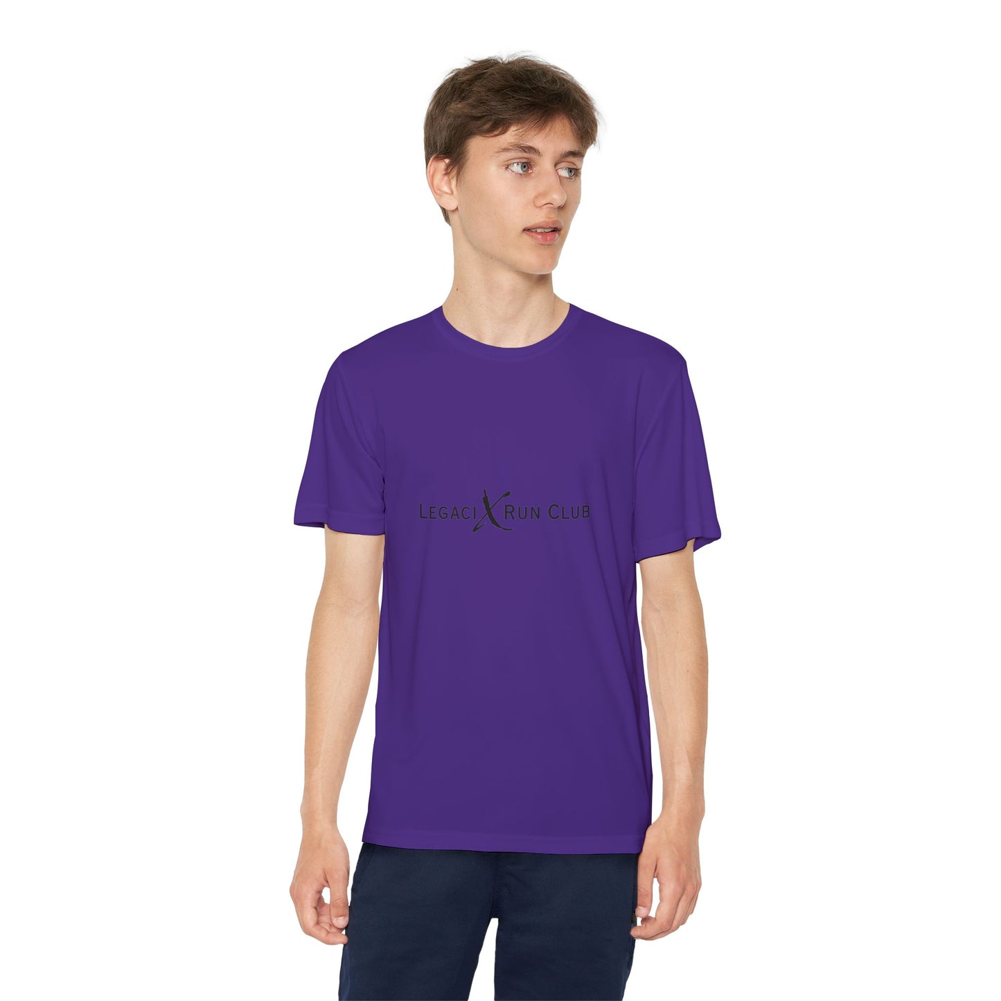 Legaci X Run Club Youth Competitor Running Tee
