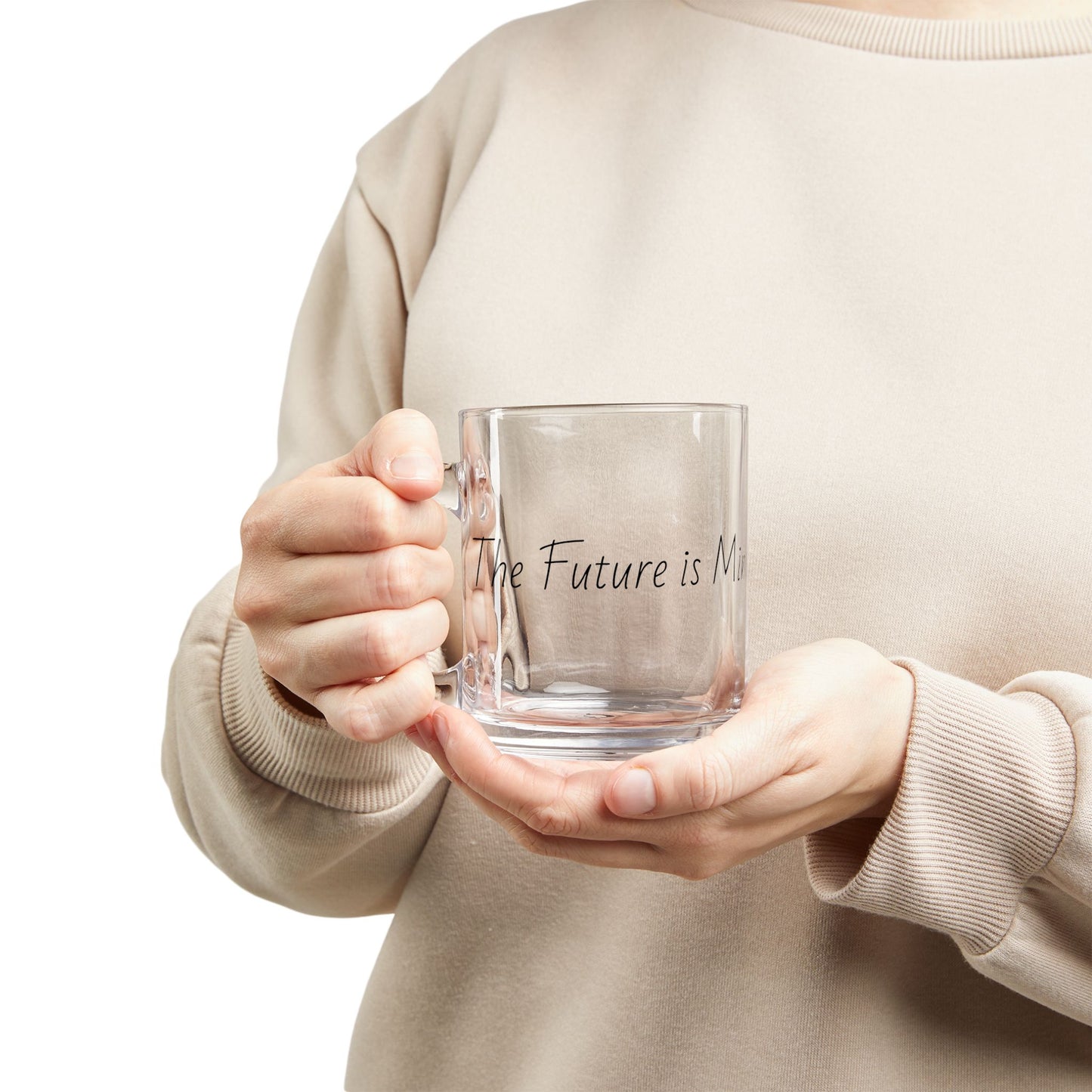 Legaci X Glass Mug, Motivational Gift for Coffee Lovers, Unique Tea Cup for Office, Perfect for Birthdays and Holidays