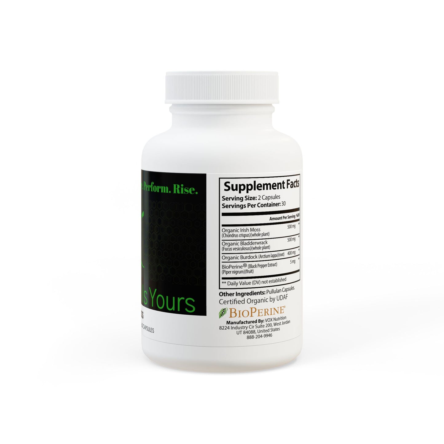 Legaci X Sea Moss Supplement (60 Capsules)