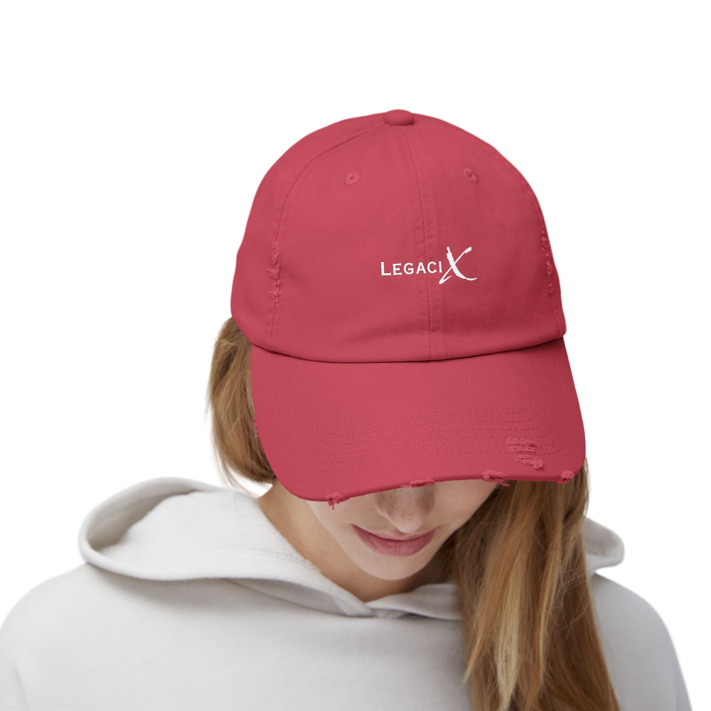 Legaci X Unisex Distressed Cap - Casual Vintage Style Hat for Everyday Wear