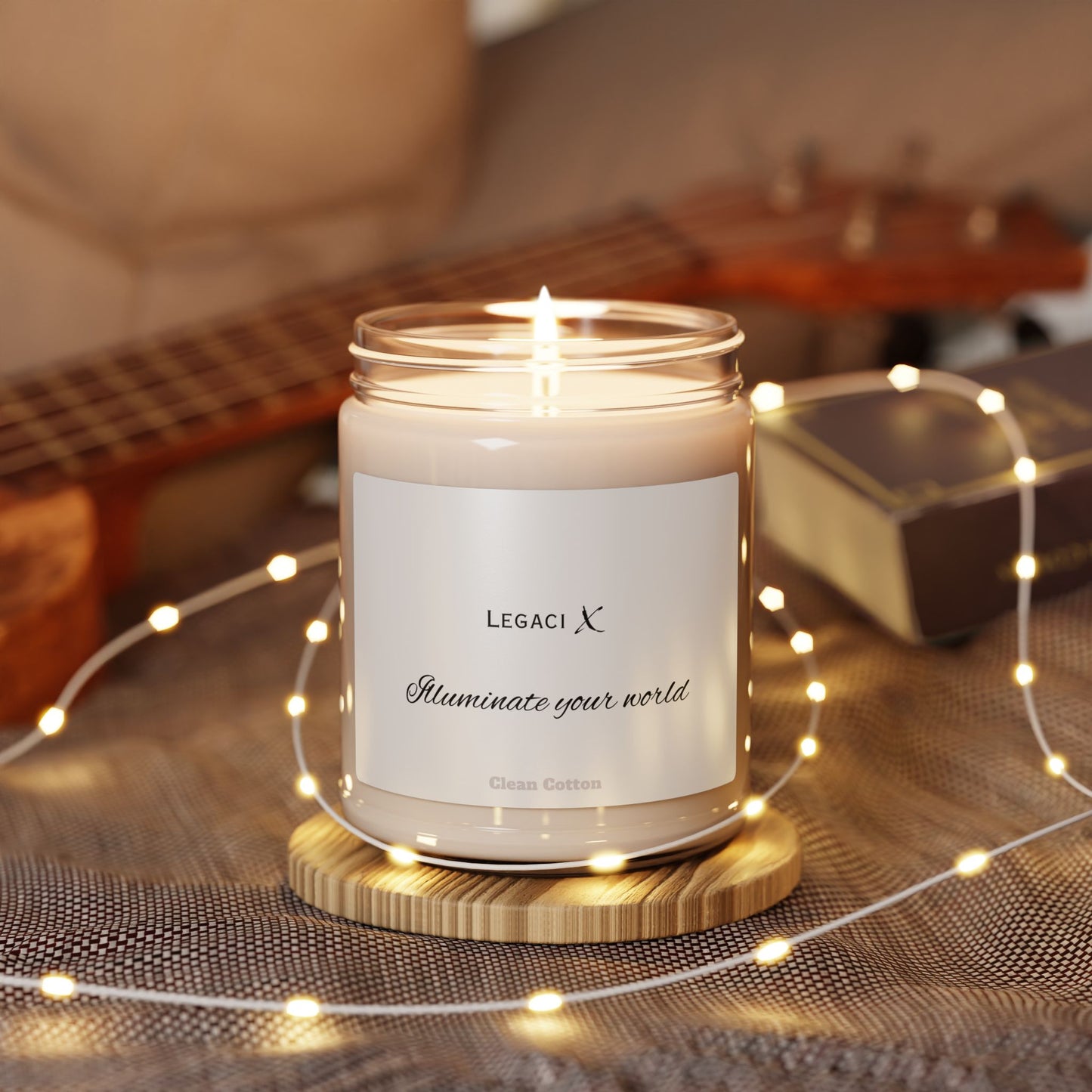 Scented Soy Candle - Illuminate Your World (9oz) - Relaxing Home Décor & Gift Idea