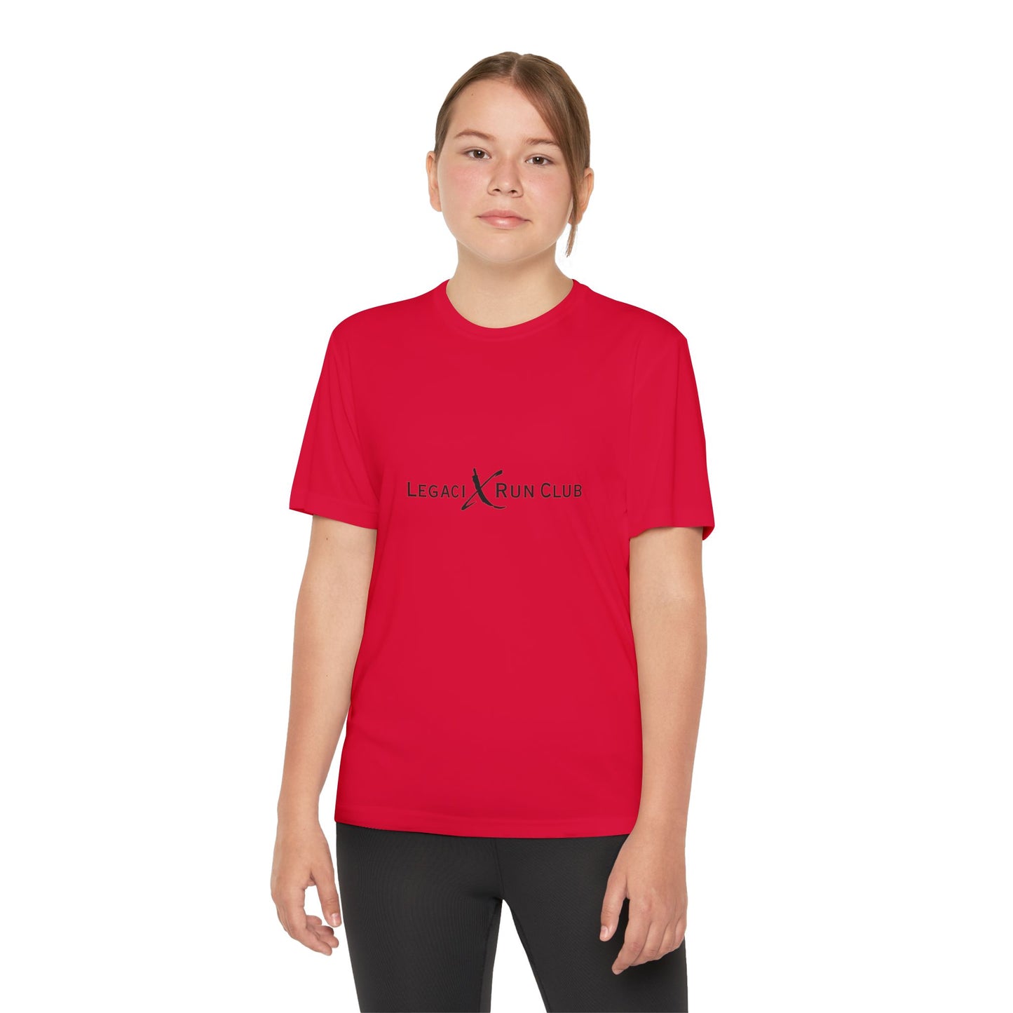 Legaci X Run Club Youth Competitor Running Tee