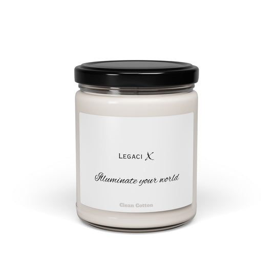 Scented Soy Candle - Illuminate Your World (9oz) - Relaxing Home Décor & Gift Idea