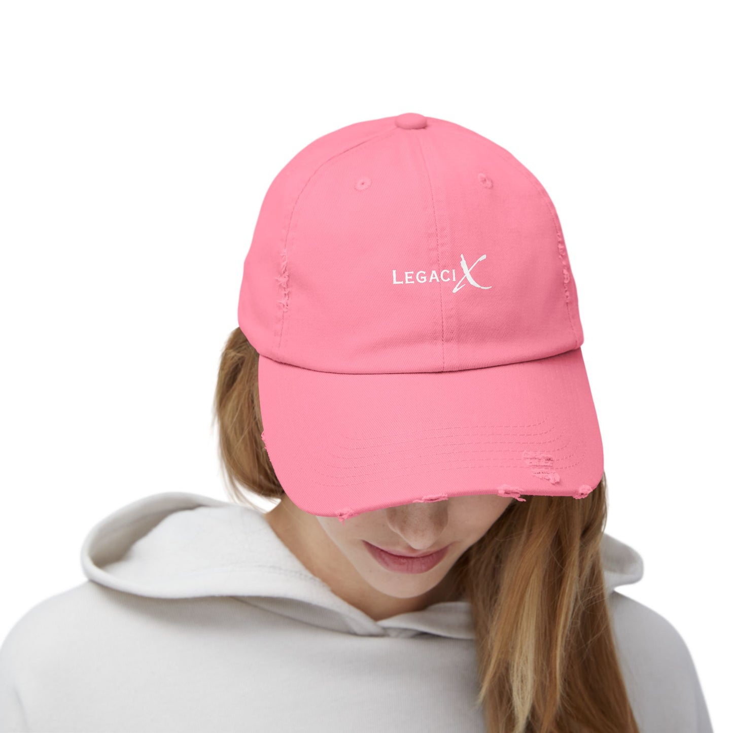 Legaci X Unisex Distressed Cap - Casual Vintage Style Hat for Everyday Wear