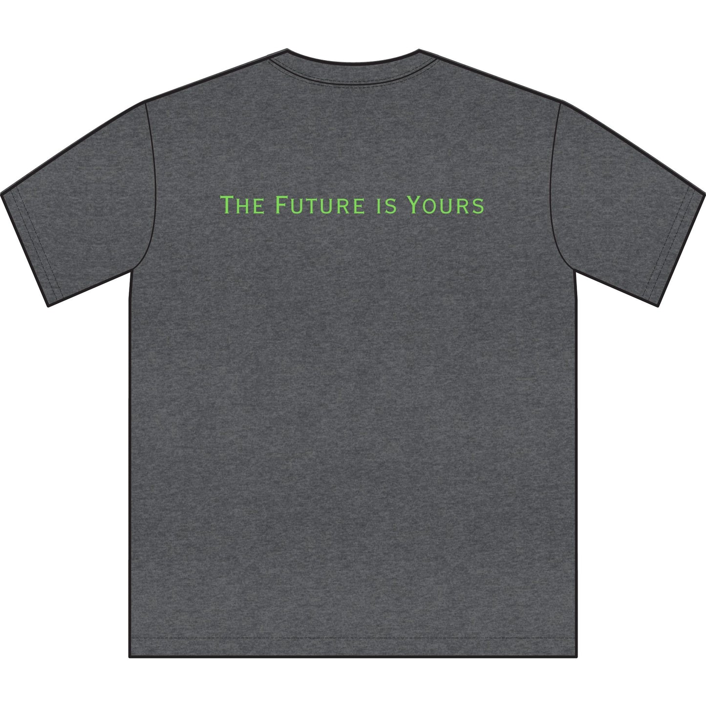Inspiring Unisex Sueded T-Shirt - 'The Future is Yours' Casual Tee
