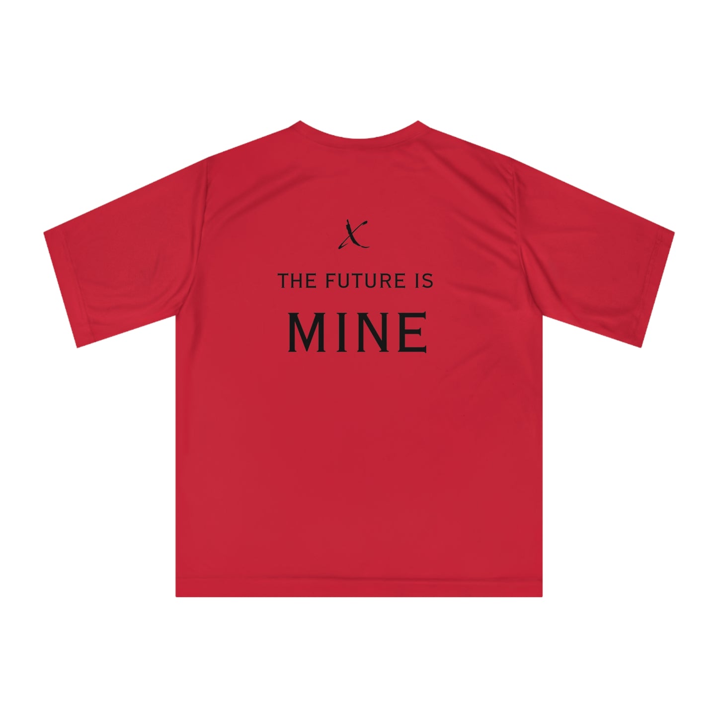 Legaci X Unisex Motivational Soccer T-shirt, Athletic Wear, Sports Gear, Activewear Gift, Custom Training Shirt, Future is Mine Tee