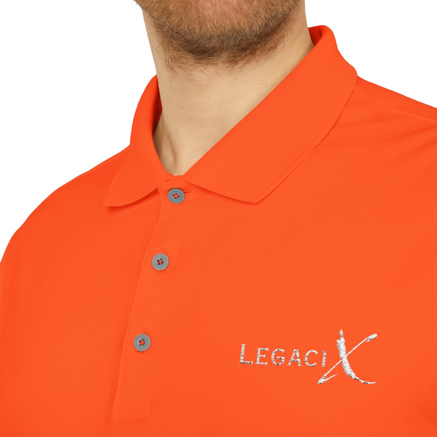 Legaci X Adidas Unisex Performance Polo Shirt, Athletic Polo, Outdoor Wear, Team Apparel, Casual Activewear, Summer Sports Shirt