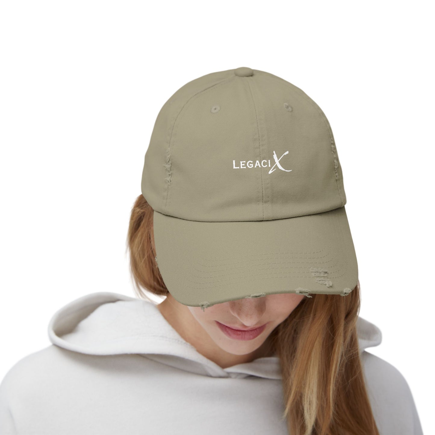 Legaci X Unisex Distressed Cap - Casual Vintage Style Hat for Everyday Wear