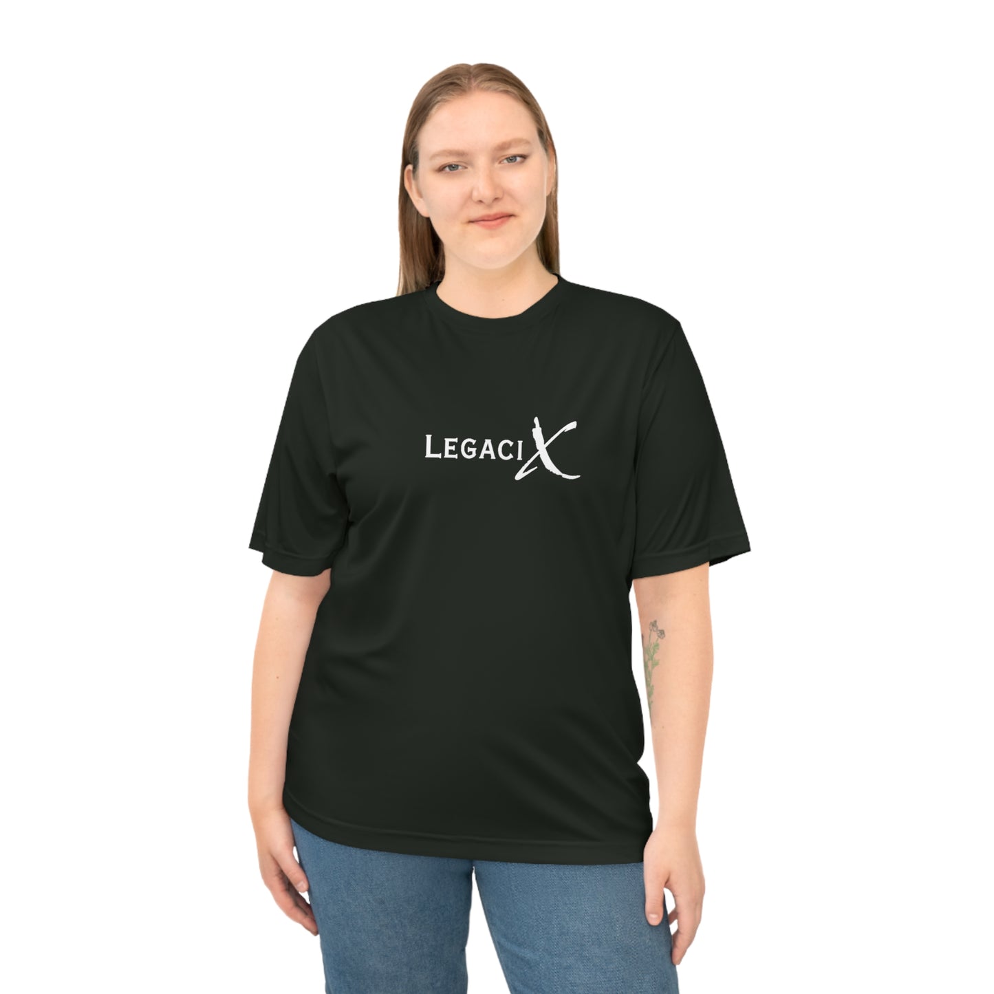 Legaci X Unisex Performance T-shirt | Gym Shirt, Workout Top, Fitness Apparel, Legacy Inspiration Tee, Casual Activewear