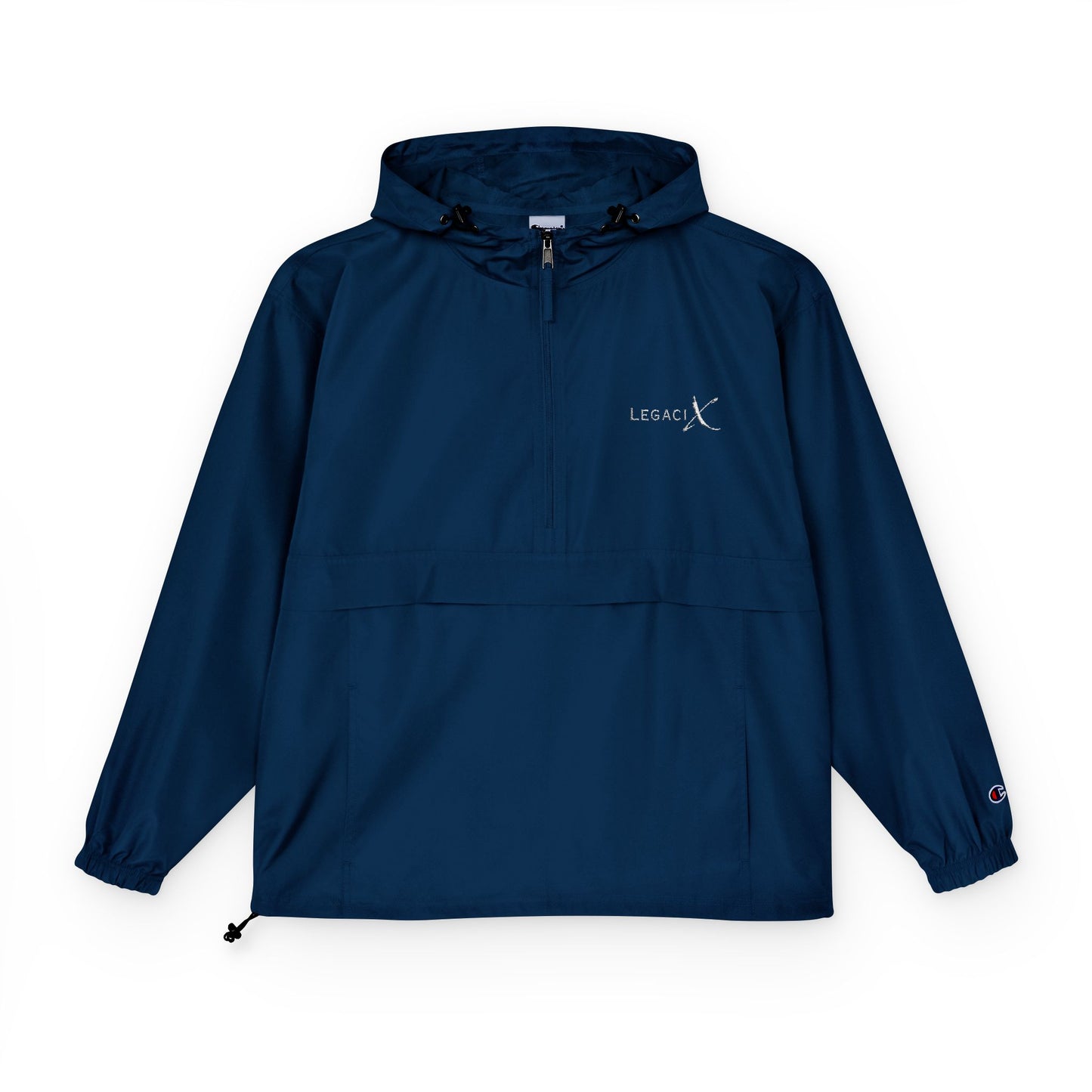Legaci X Champion Packable Anorak Jacket - Lightweight Outdoor Windbreaker