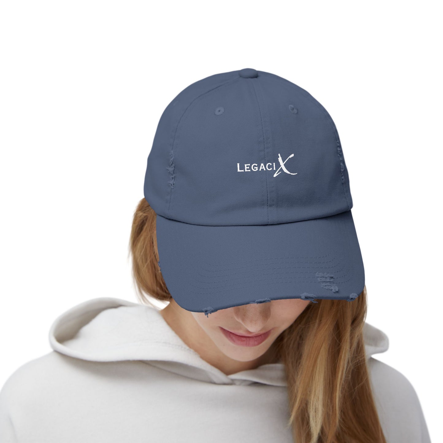 Legaci X Unisex Distressed Cap - Casual Vintage Style Hat for Everyday Wear
