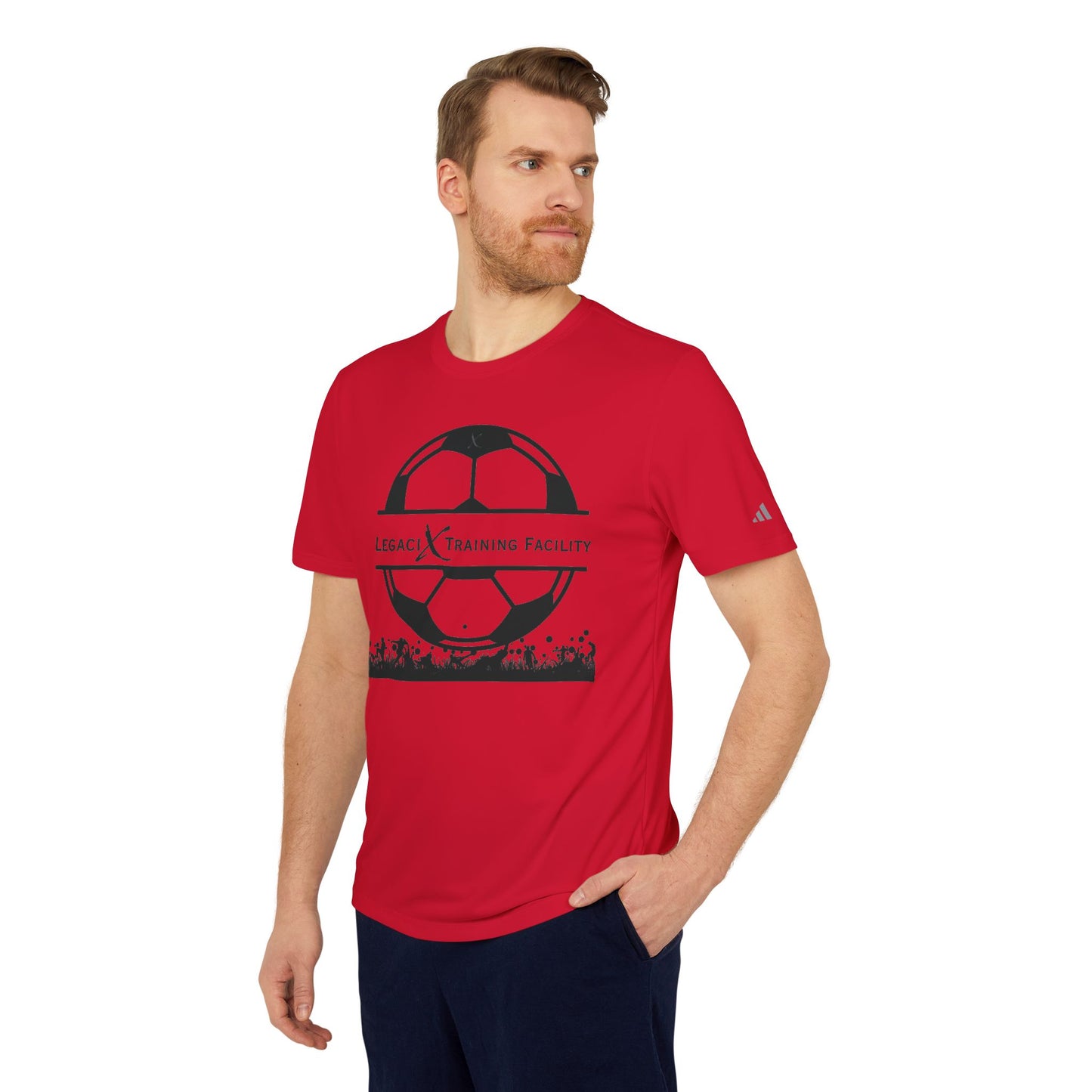 Legaci X Adidas Unisex Sport T-Shirt for Athletes, Soccer Training, Casual Wear, Inspirational Tee, Fitness Gift