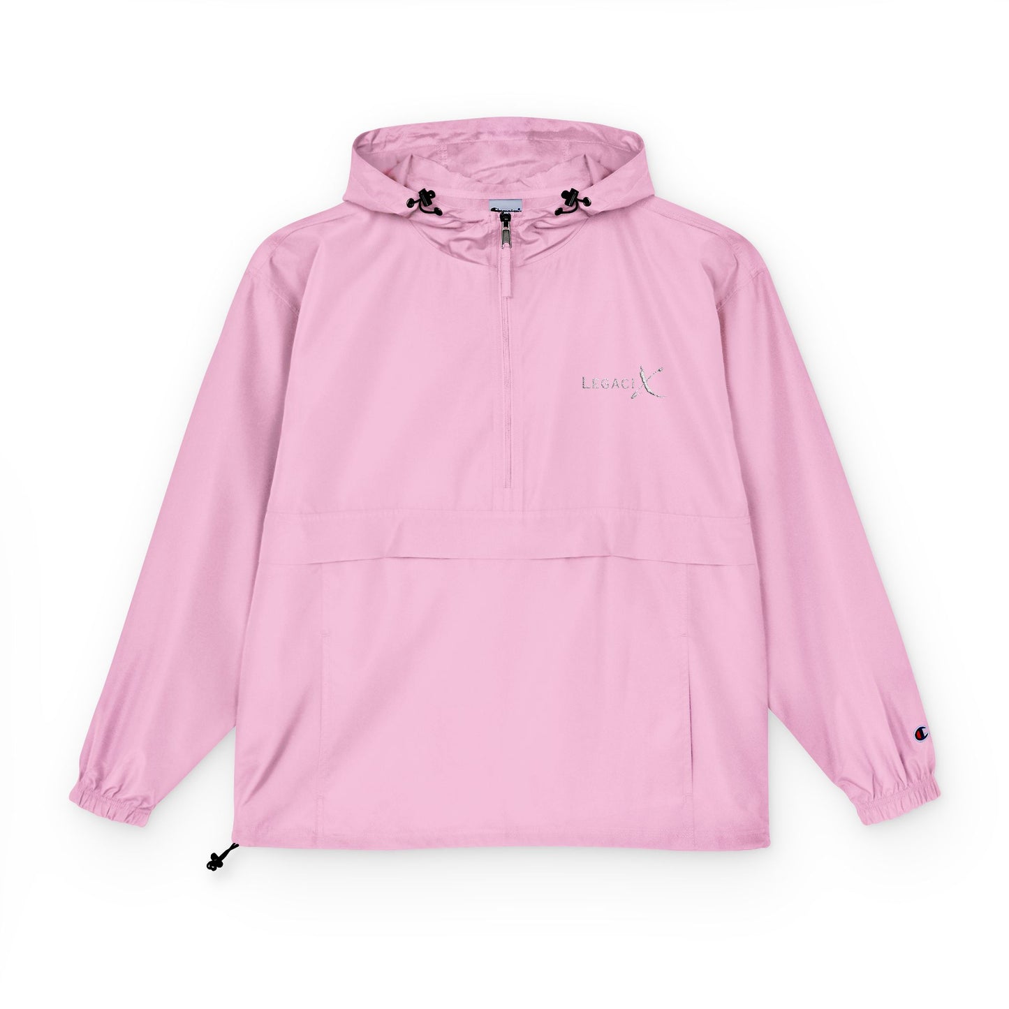 Legaci X Champion Packable Anorak Jacket - Lightweight Outdoor Windbreaker