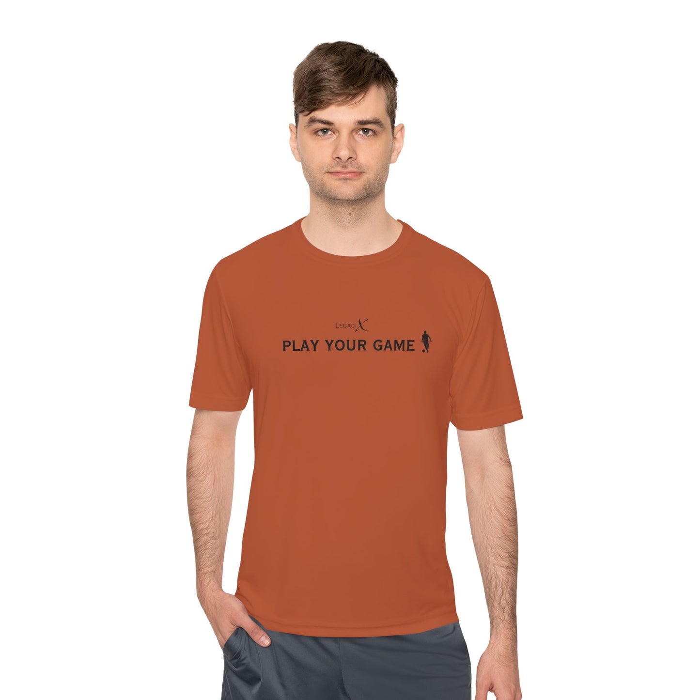 Legaci X Unisex Moisture Wicking Tee - "Play Your Game"