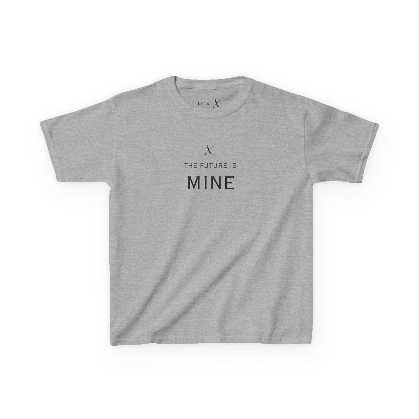 Legaci X The Future Is Mine Kids Heavy Cotton T-Shirt