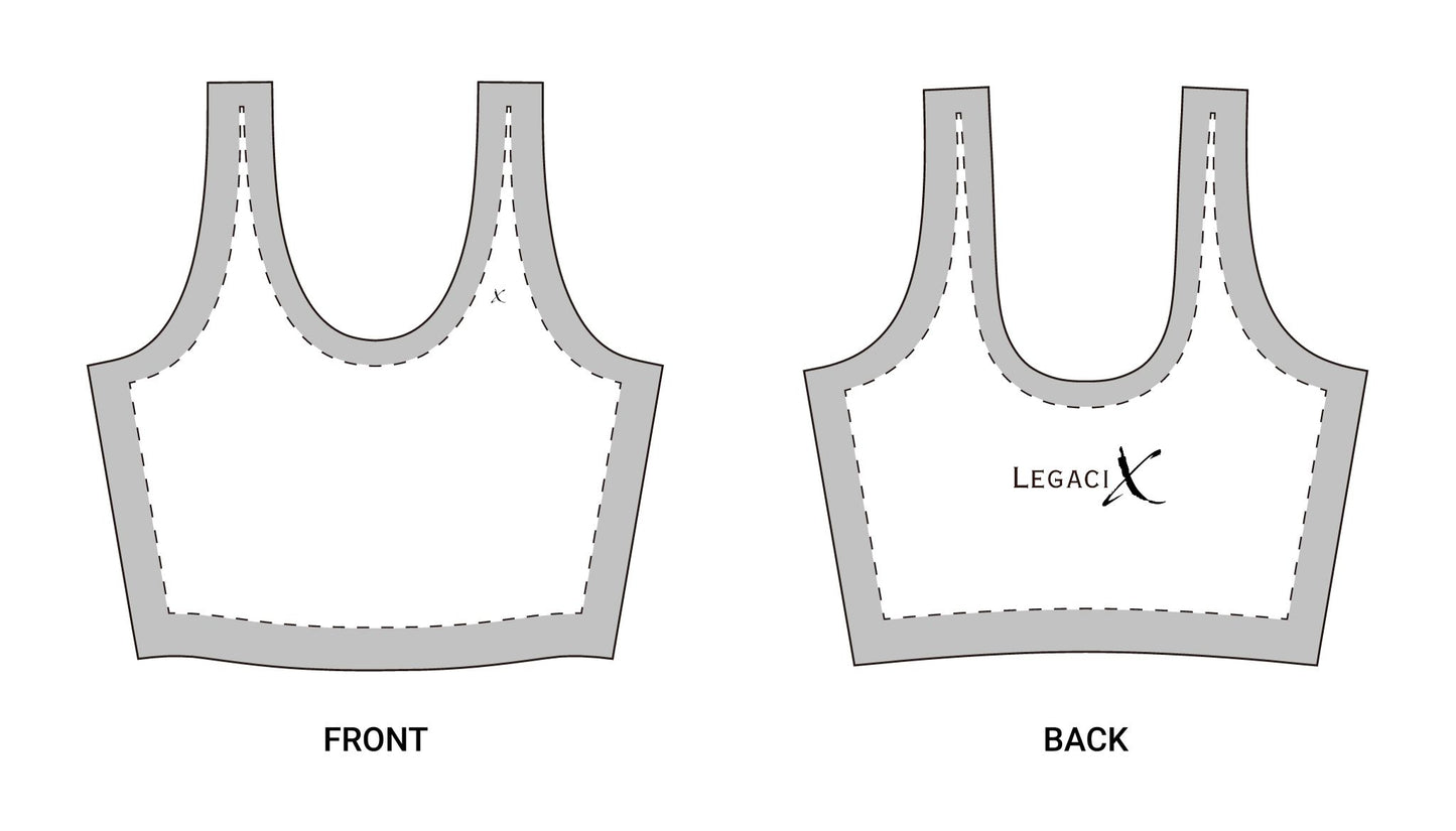 Comfort Fit Polyester Sports Bra for Active Lifestyles - Workout Essential