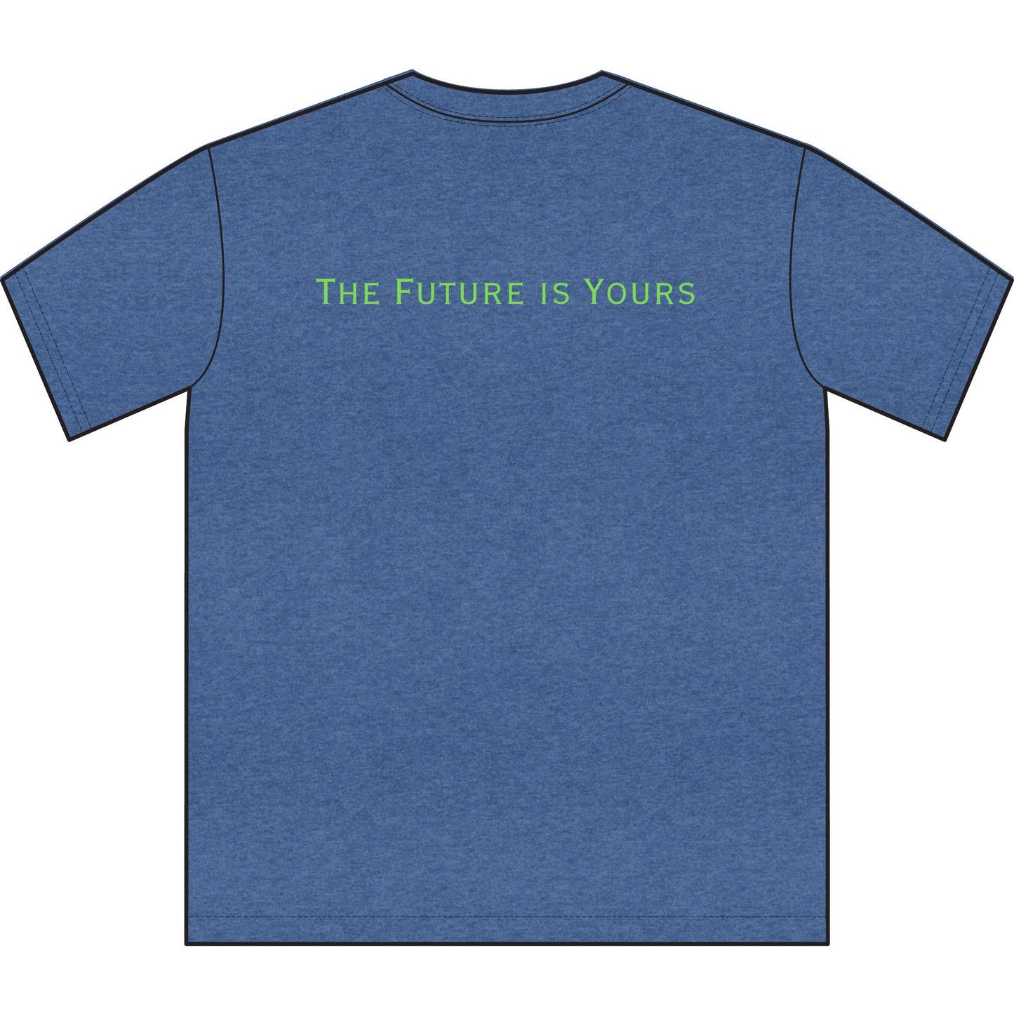 Inspiring Unisex Sueded T-Shirt - 'The Future is Yours' Casual Tee