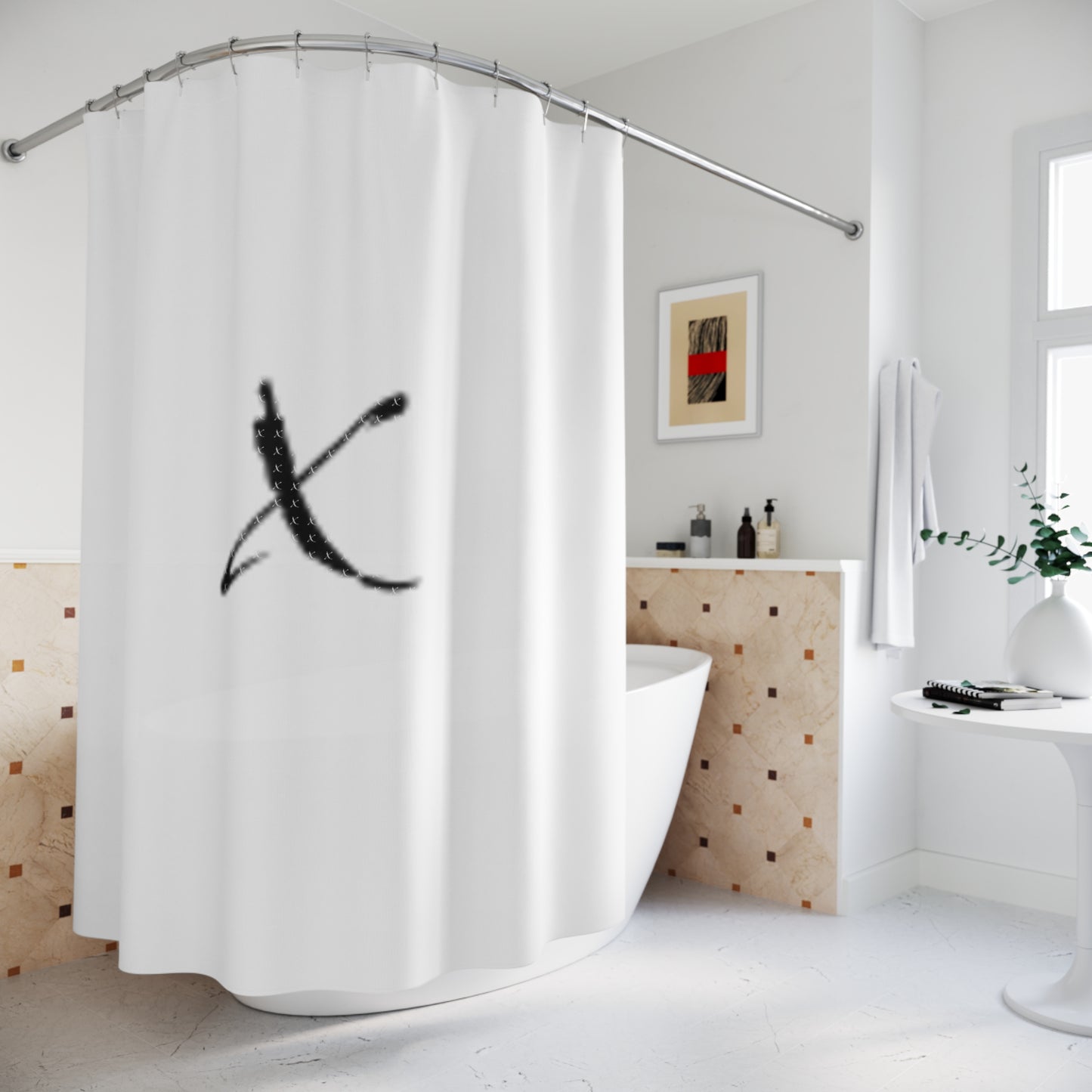 Legaci X Elegant Minimalist Shower Curtain